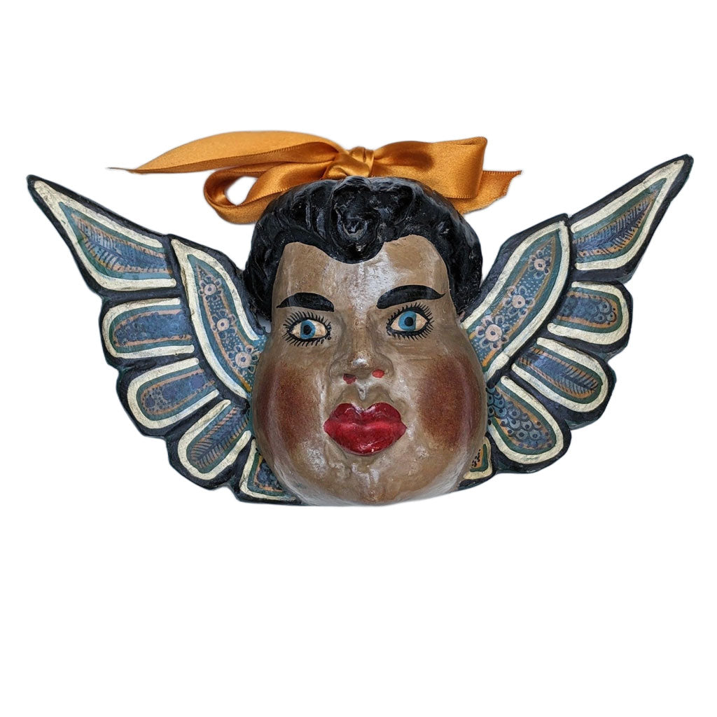 Winged Wood Cherubs from Mexico