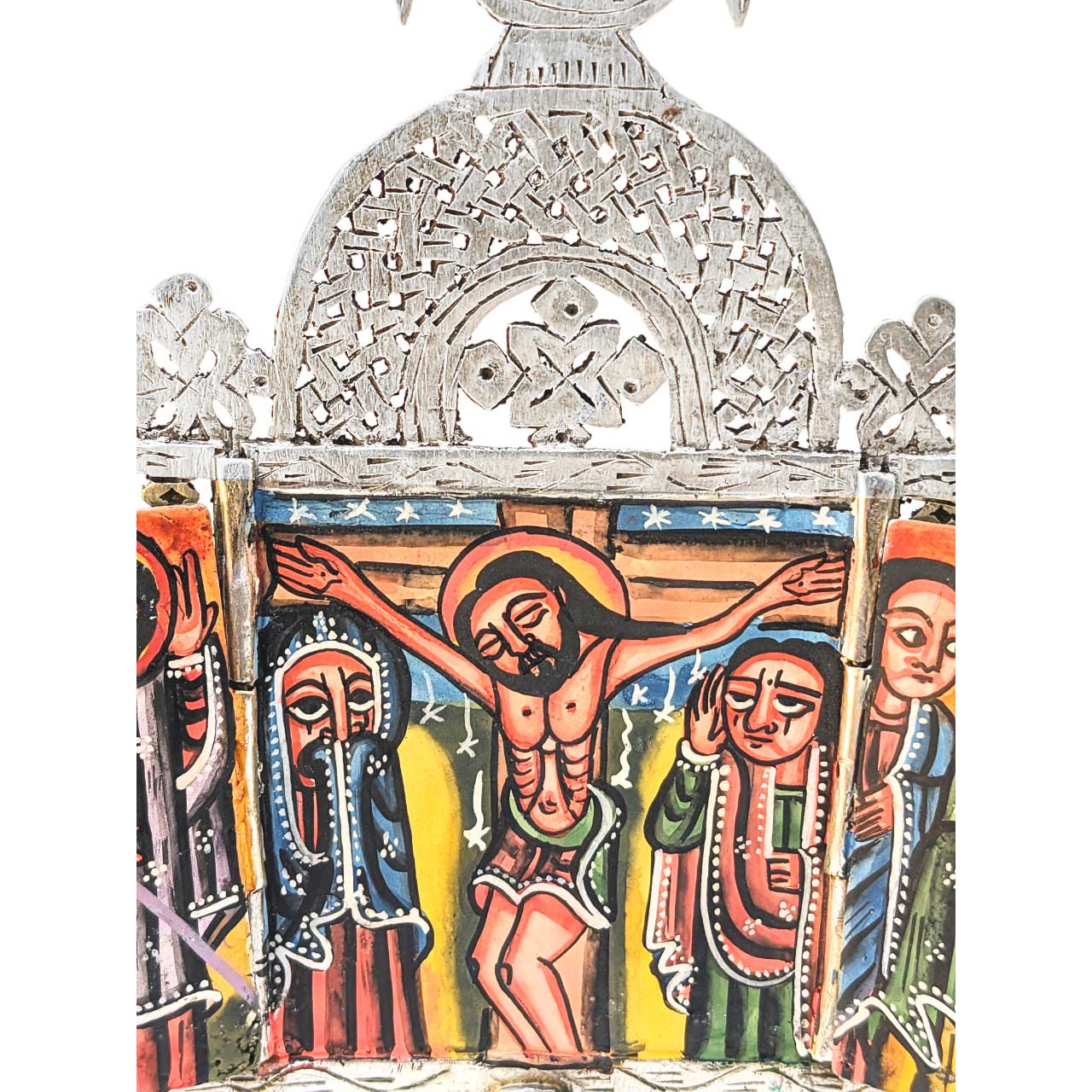 Silver Coptic Hand Cross from Ethiopia