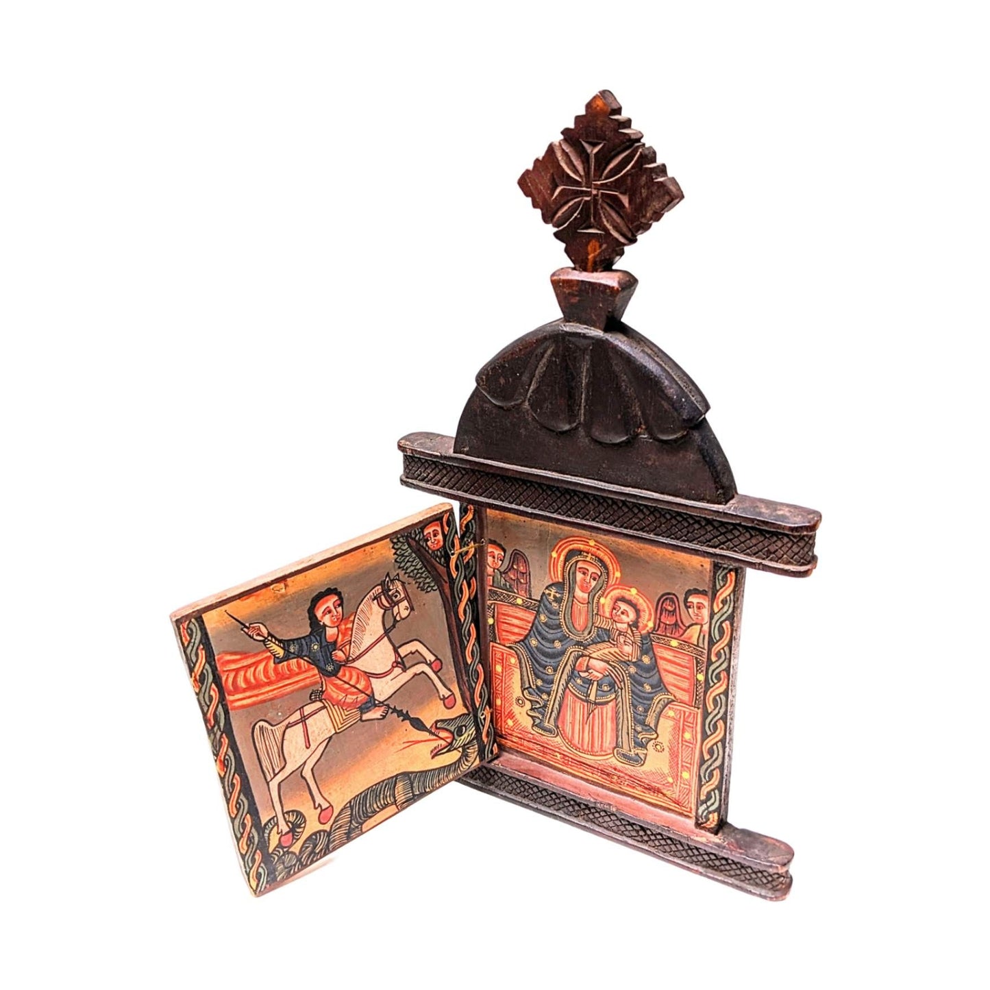 Ethiopian Wood Icon