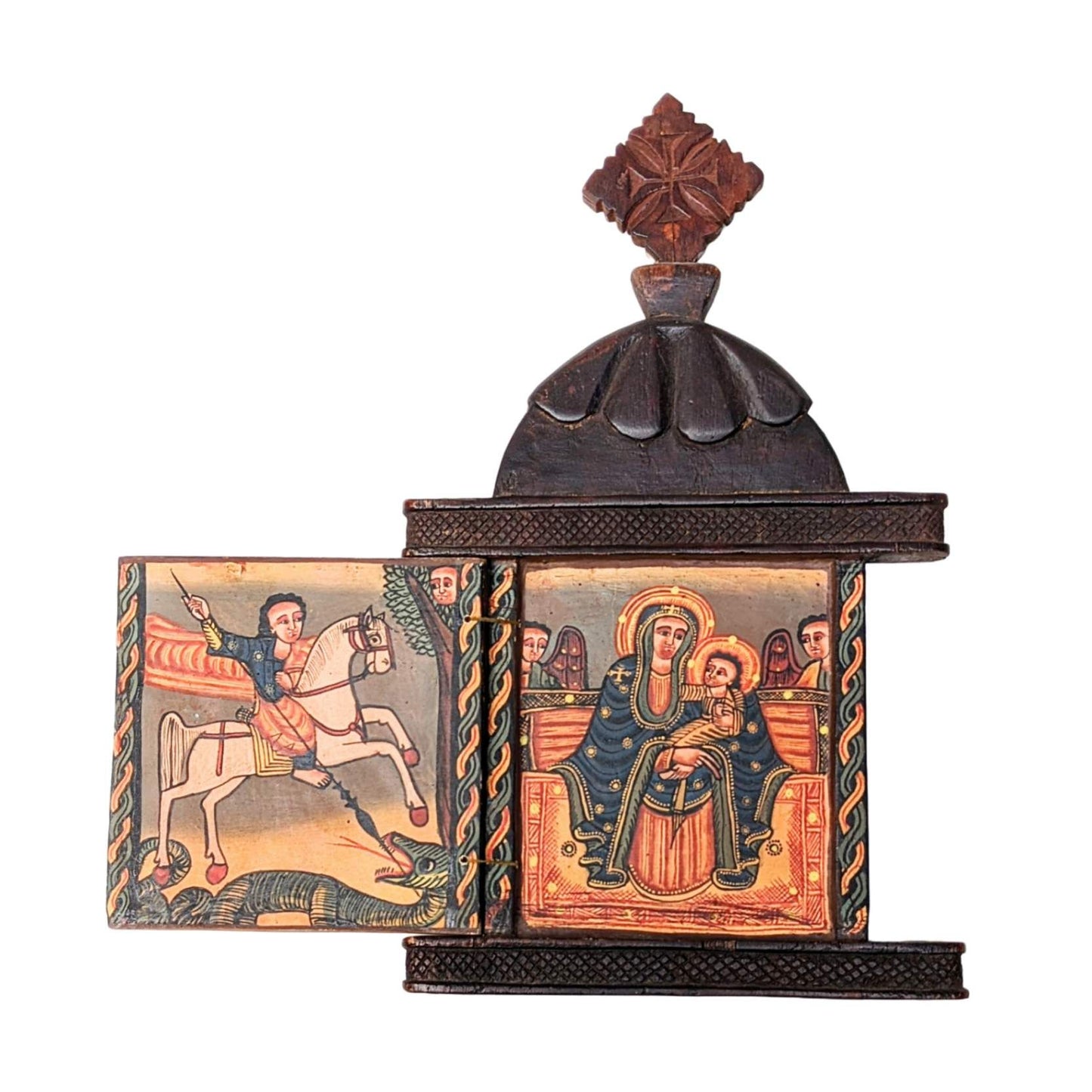 Ethiopian Wood Icon
