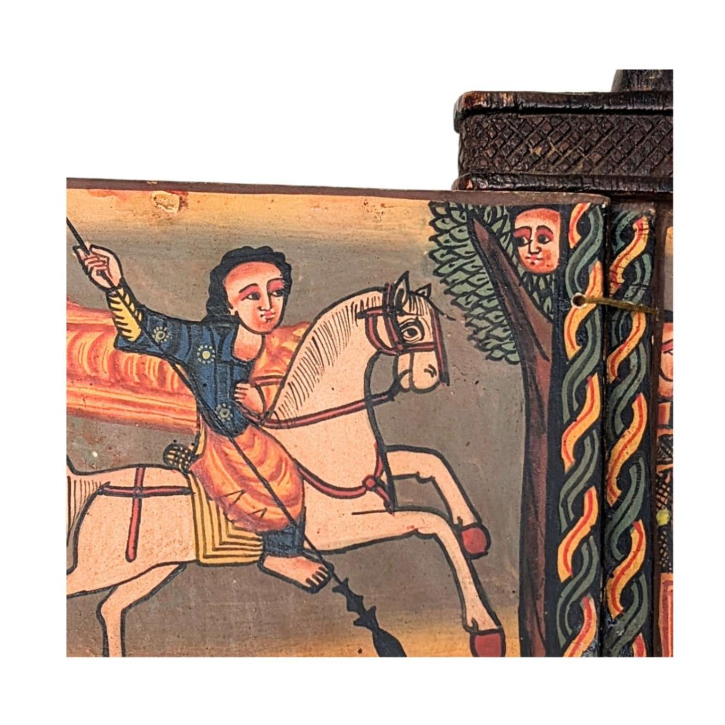 Ethiopian Wood Icon