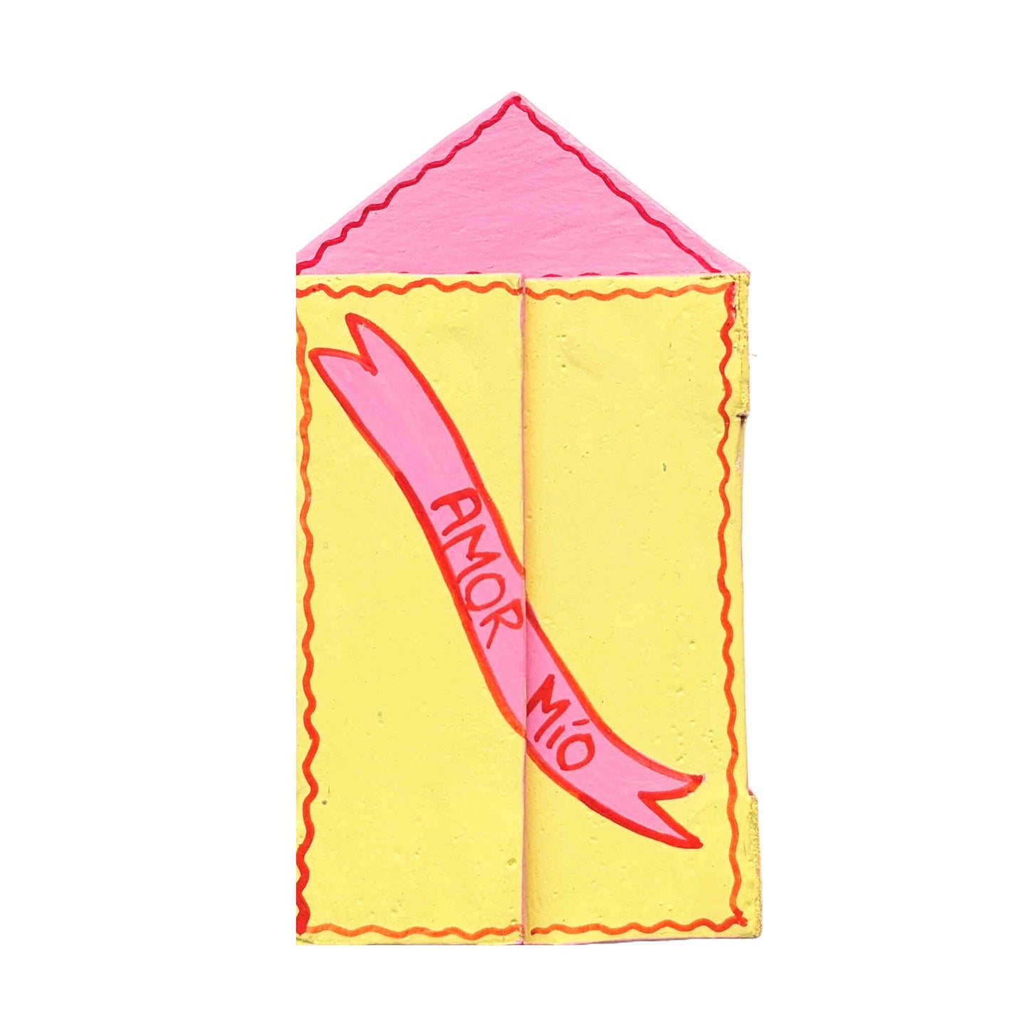 Mini Matchbox Retablo "Amor Mio" from Peru