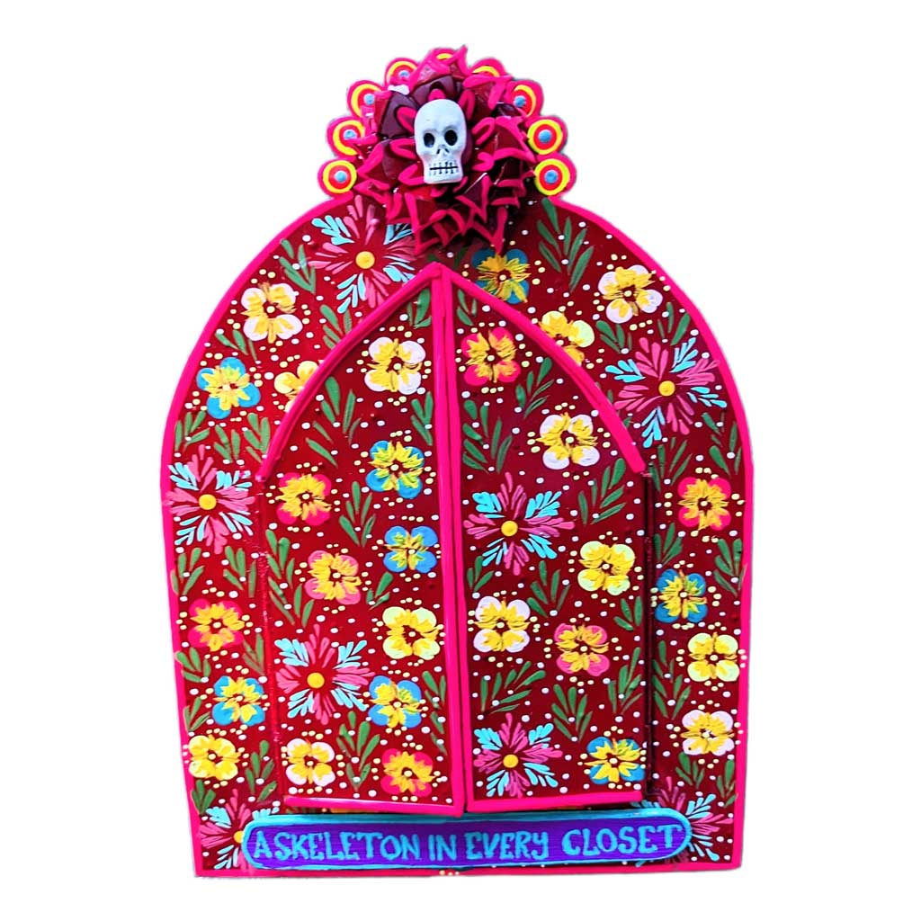 A Skeleton in Every Closet Tin Nicho by Cielito Lindo Estudio