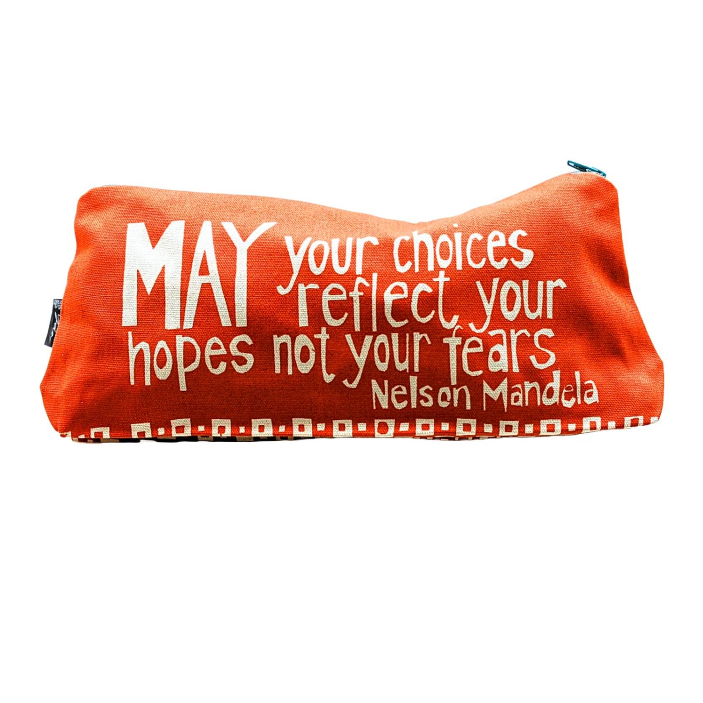 Inspirational purse with the Wisdom of Nelson Mandela