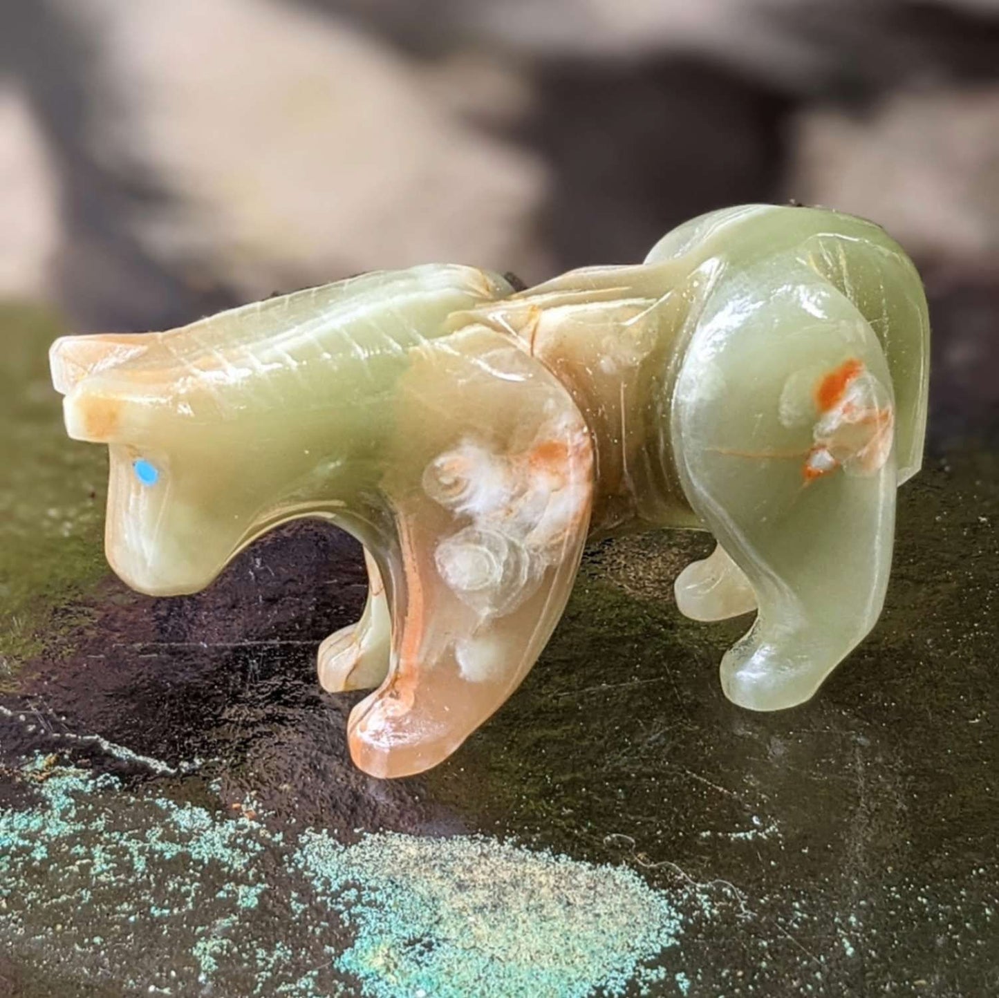 Zuni Fetish Onyx Horse