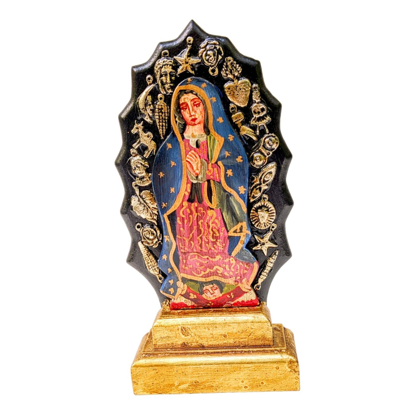 Guadalupe Surrounded by Milagros (Miracles)