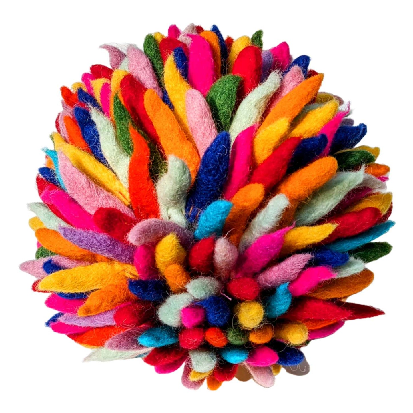Colorful Felt Hedgehog Ornaments