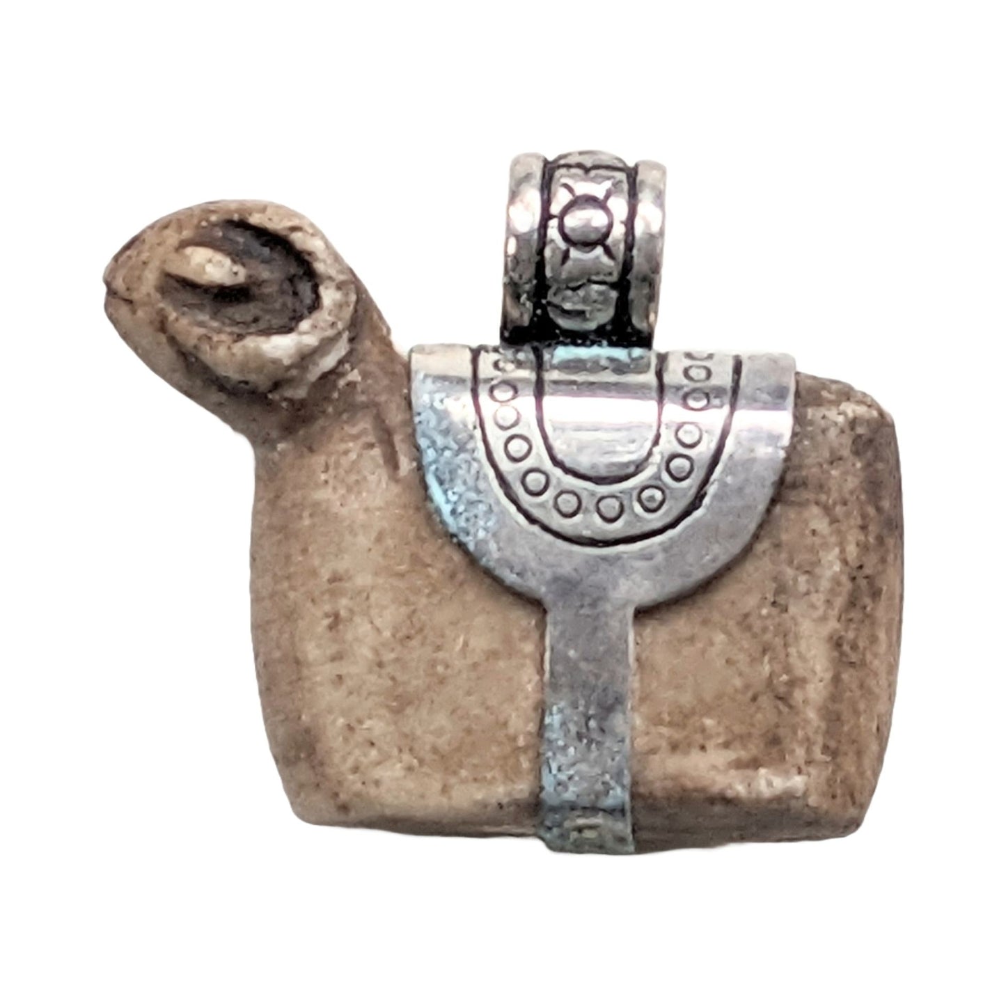 Protective Stone Illa Ram Fetish Amulet