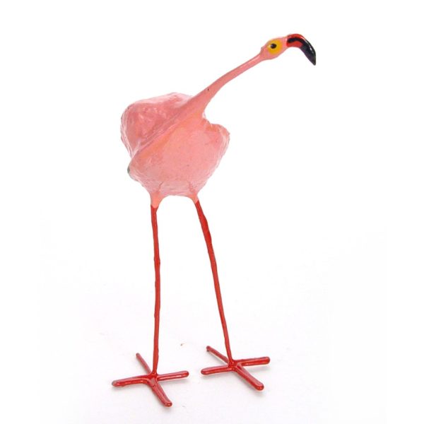 Flamingo “seedpod” Bird Sculpture