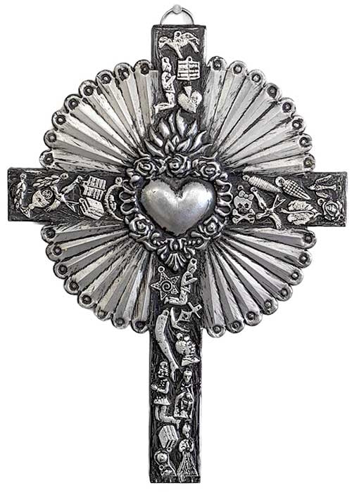 Tin Milagro Cross