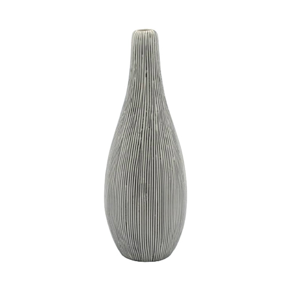 Porcelain Bud Vase Handcrafted by Artisans in Thailand