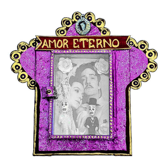 "Amor Eterno" Skeleton Wedding Nicho