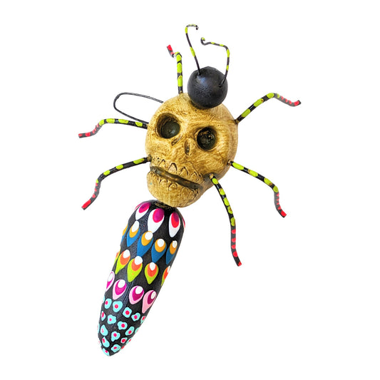 Bug Sculpture with Skull