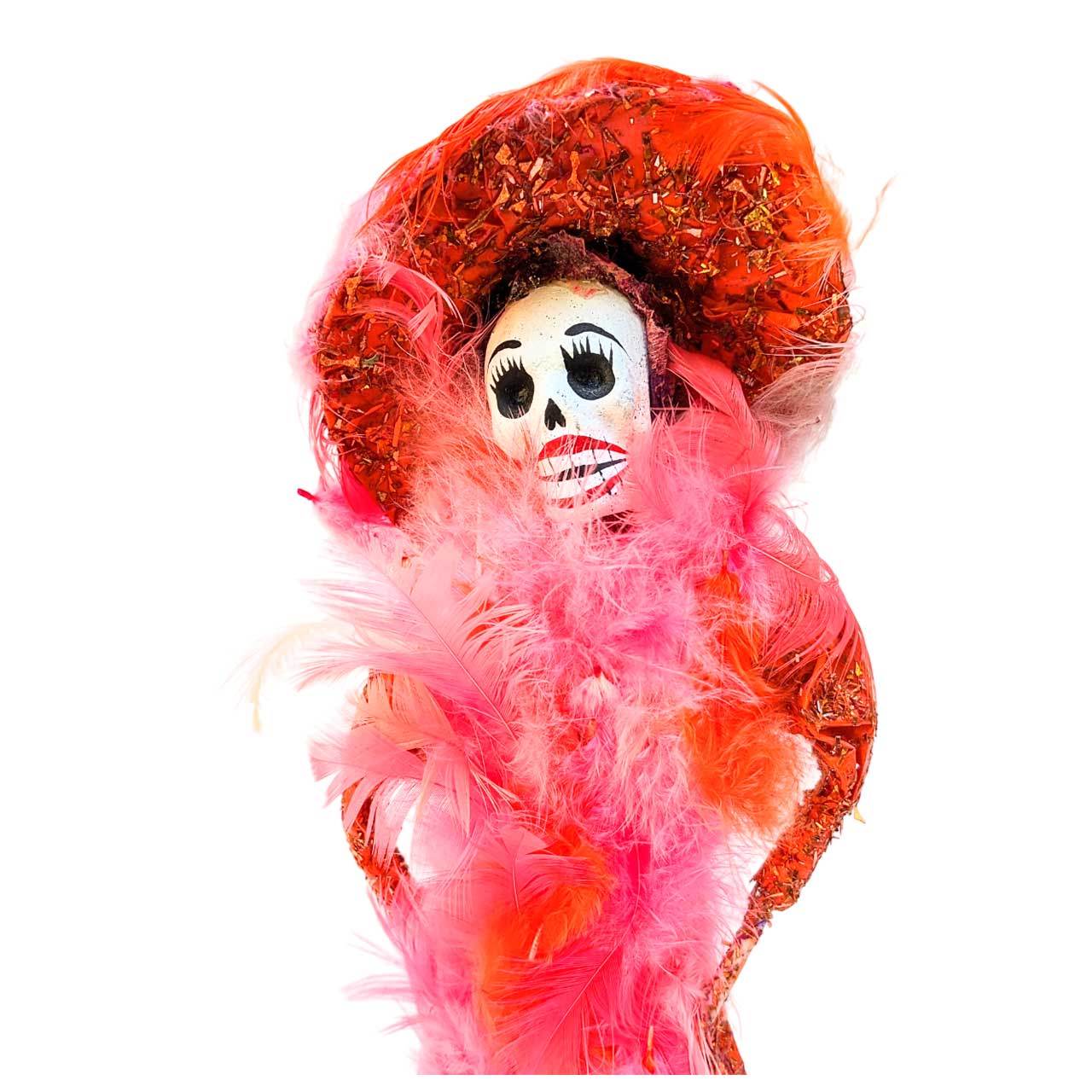 Day of the Dead Paper Mache Catrina Figure