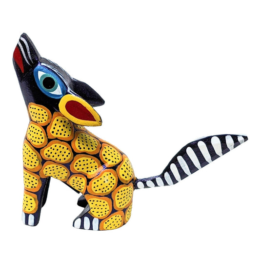 Colorful Mini Coyote Animalito from Mexico