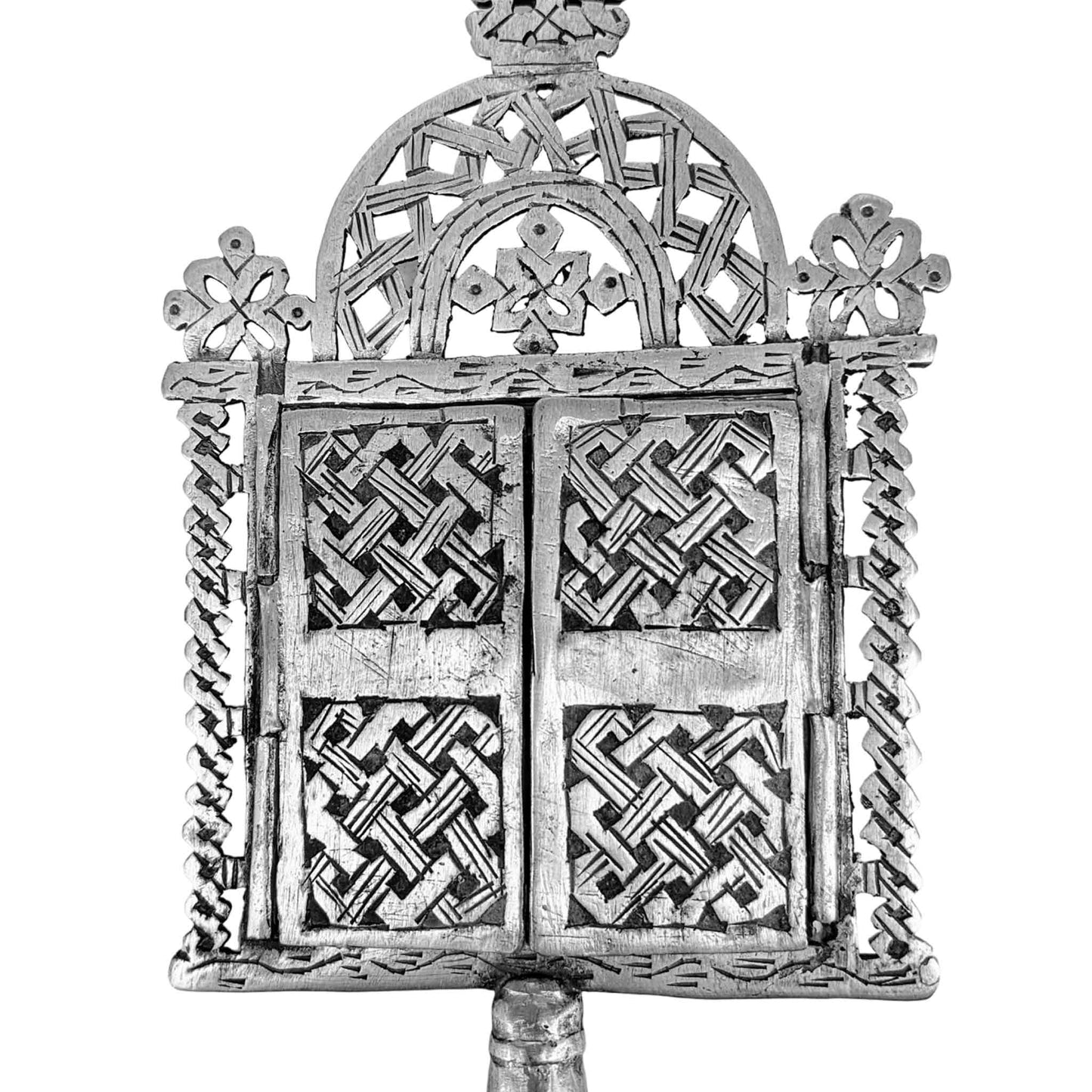 Silver Coptic Hand Cross from Ethiopia