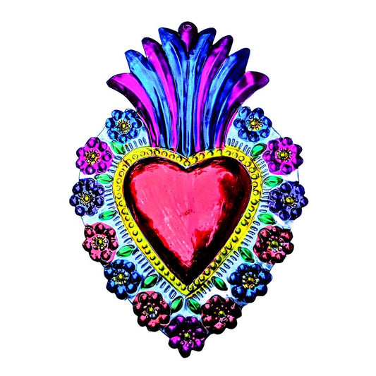 Extra Large Tin Milagro Heart