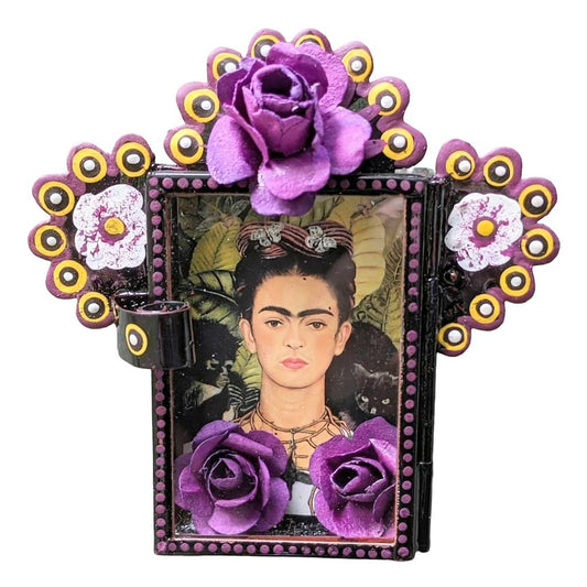 Painted Tin Mini "Frida" Nicho
