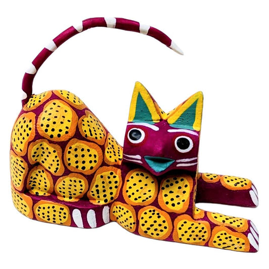 colorful Mini Cat Alebrije