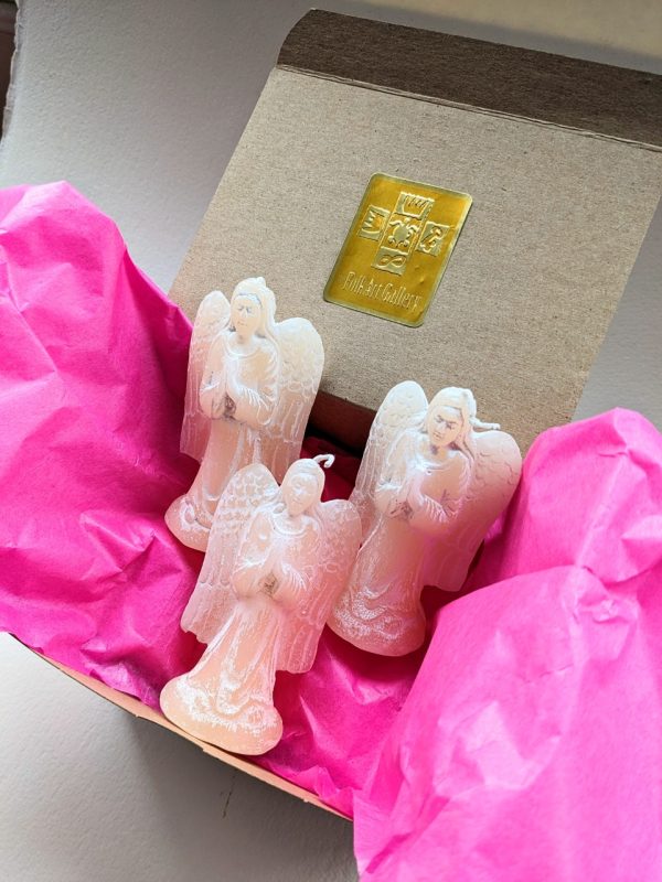 Box of 3 Angel Candles for your Altar