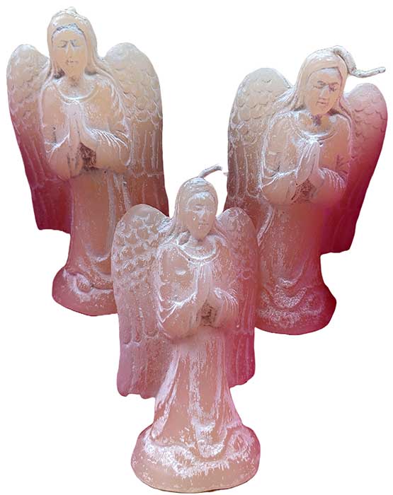 Box of 3 Angel Candles for your Altar