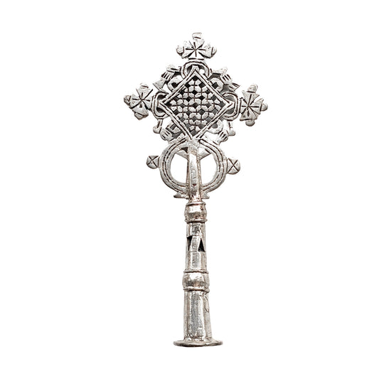 Silver Coptic Hand Cross   from  Ethiopia
