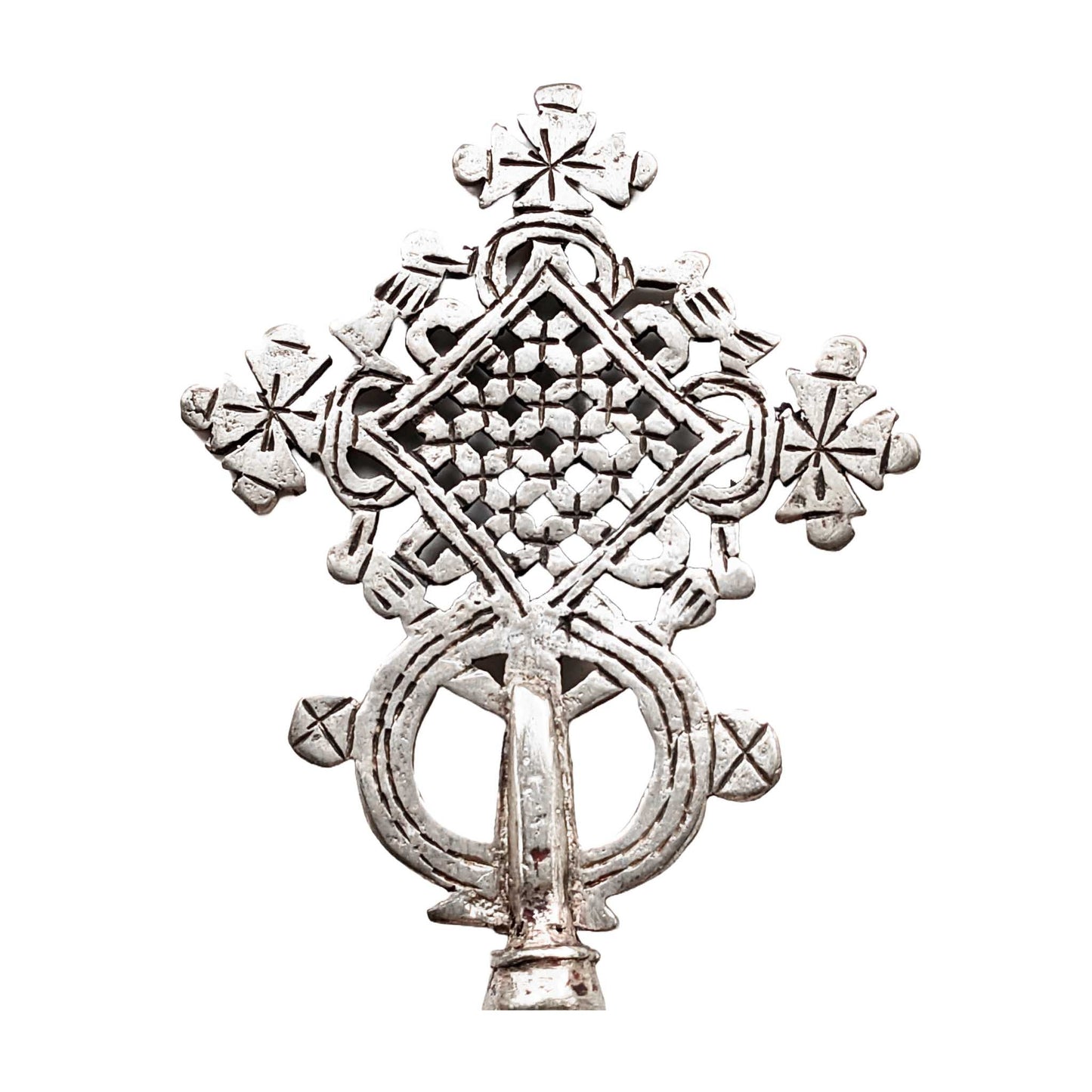 Silver Coptic Hand Cross   from  Ethiopia