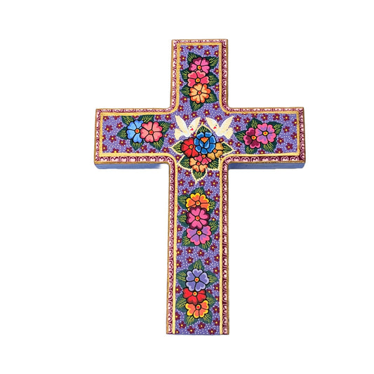folk art cross from Oaxaca, Mexico