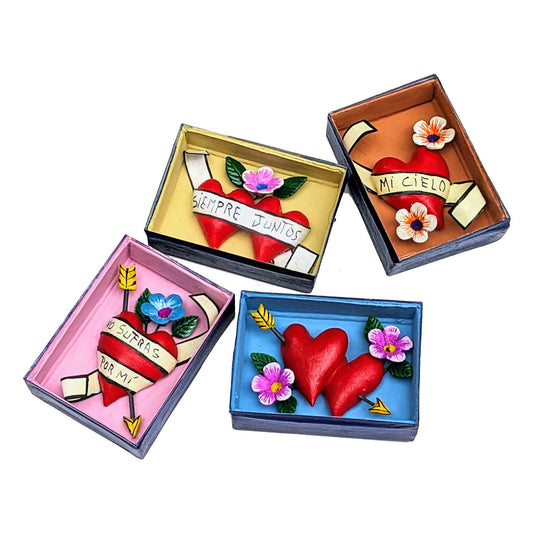 Mini Romantic Matchbox Retablo Ornaments